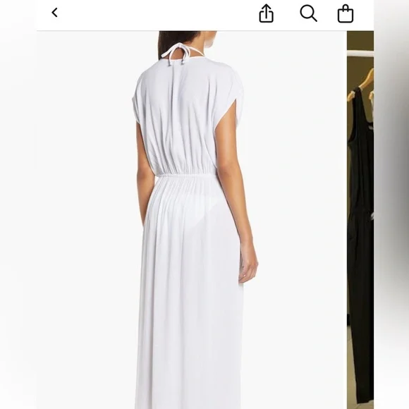 White maxi cover up - Picture 3 of 11